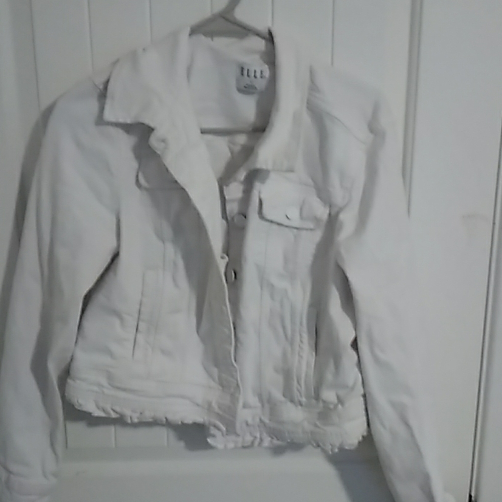 White denim jacket